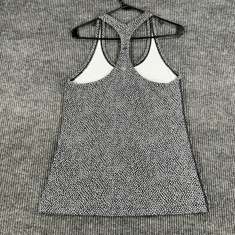 Lululemon Tank Top Shirt Womens Size XS Extra Small 4 Black White Geometric Gym - Picture 7 of 8